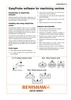 EasyProbe software for machining centres data sheet